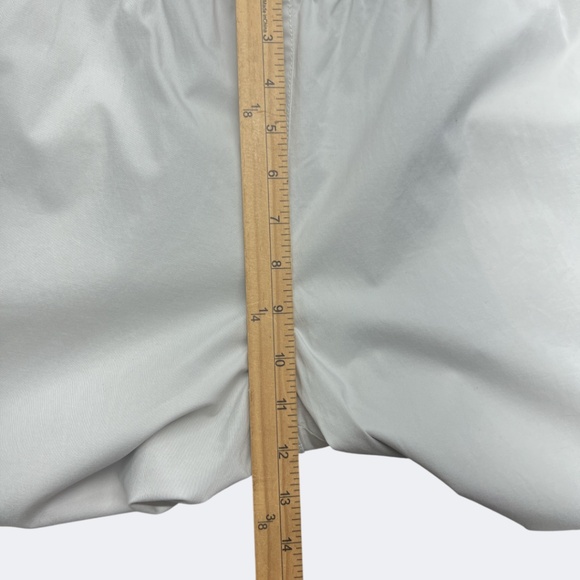 Eileen Fisher Pants 1X Light Gray Wide Leg Elastic Waist Side Zip Organic Cotton - Picture 10 of 13